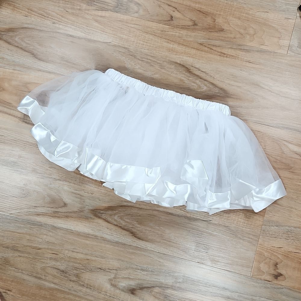 🔸️NWT Spirit White Ribbon Tutu Skirt Small - Picture 5 of 12